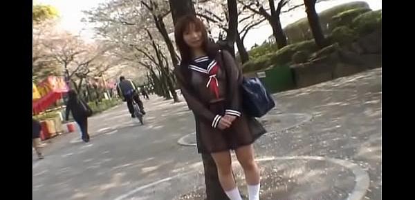  Mikan Amazing Asian schoolgirl enjoys
